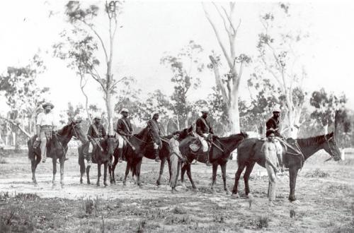 Cape York Peninsula Native Police patrol, c1900