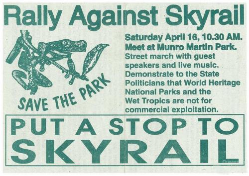 Rally against Skyrail, 1994