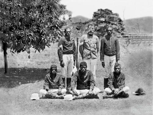 Sergeant James Whiteford and troopers, Cape York Peninsula, c1900