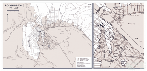 Floods, Rockhampton 1918 and 1954