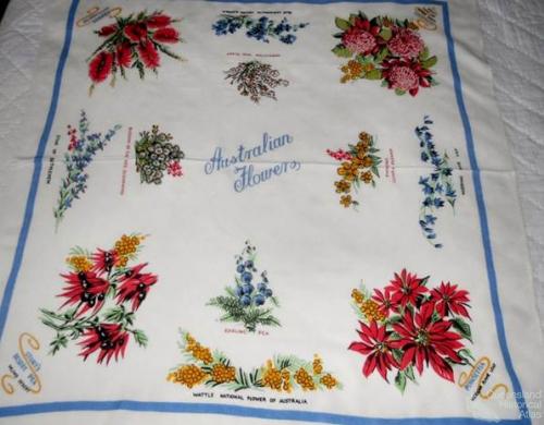 Australian flowers tablecloth