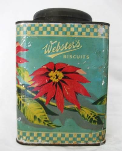 Webster's Biscuits tin