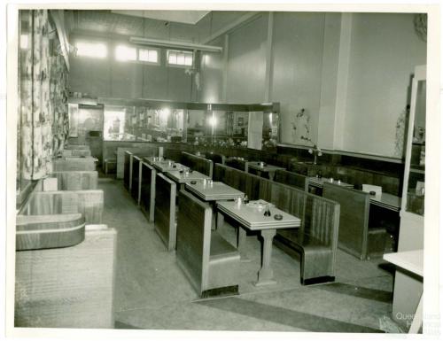 Interior to be remodeled, Londys café, Toowoomba, 1962