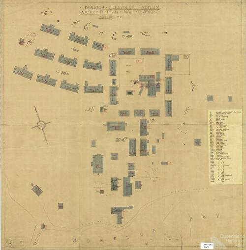 Dunwich Benevolent Asylum male division, 1942