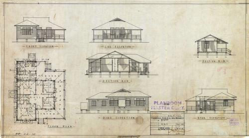 Standard maternity ward plan, 1929