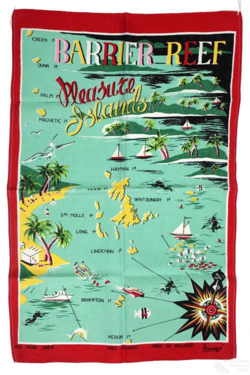 Tea-towel: Barrier Reef Pleasure Islands