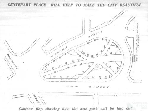 Centenary Park proposal, 1924