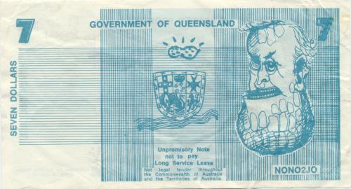 Seven dollar note, 1977