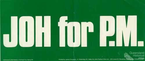 Joh for PM, 1987