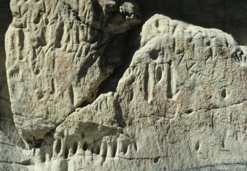 Aboriginal rock art, Carnarvon Gorge, 1980