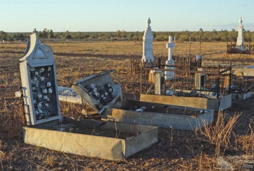 Graves, Normanton Cemetery, 1986