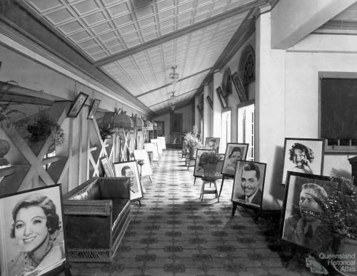 Foyer of Townsville Wintergarden theatre, c1930