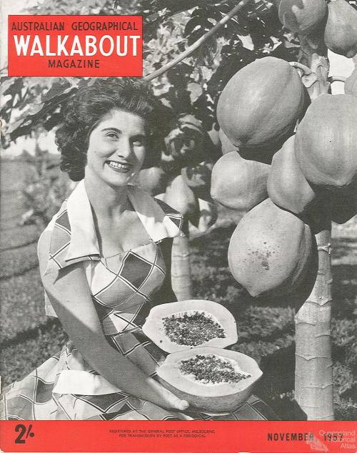 Walkabout cover, November 1957