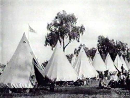 Shearer’s strike camp at Barcaldine, 1891