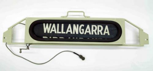 Railways destination roll, Wallangarra