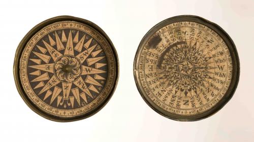 Eighteenth century seaman's compass