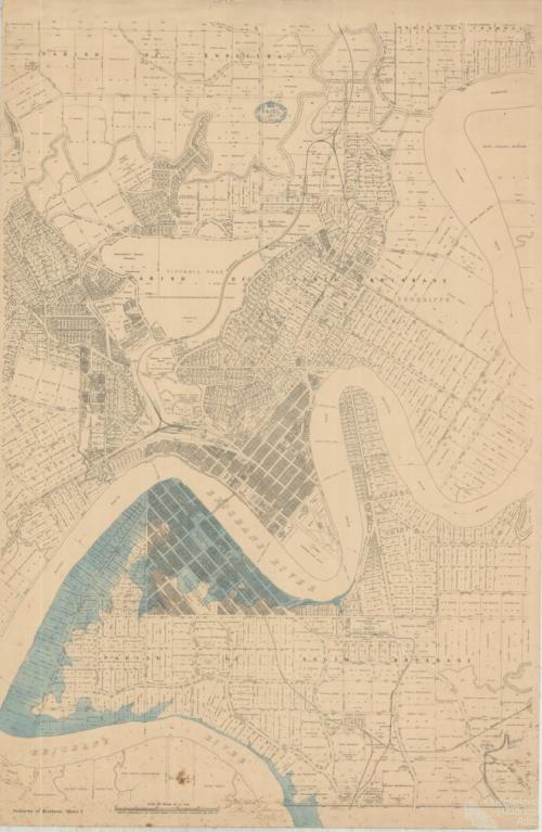 Brisbane flood, right bank, 1893