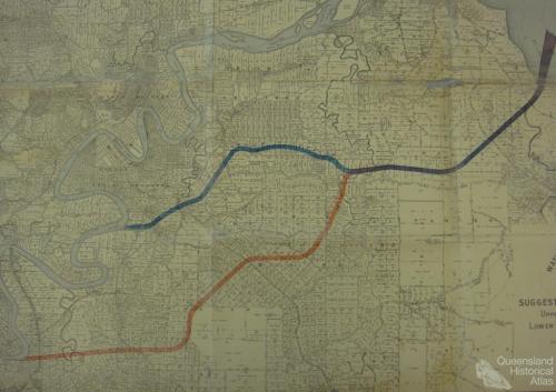 Proposed diversion canal scheme, 1896