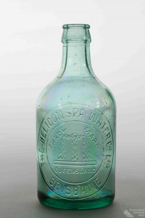 Glass bottle, Helidon Spa