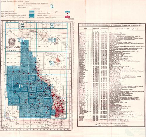 Key to Queensland four mile map series, 1915