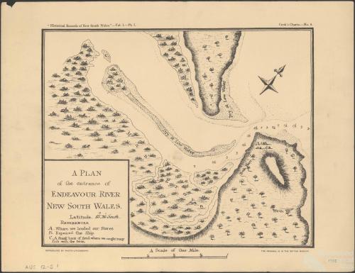 Entrance Endeavour River, New South Wales, 1770