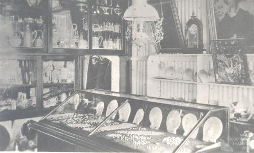 Pearl shell in Mrs Muller's store in Cooktown