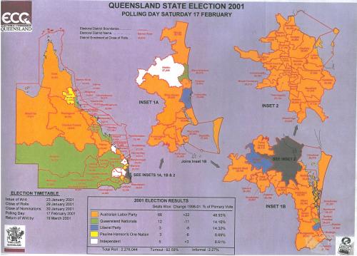 Queensland state election, 2001