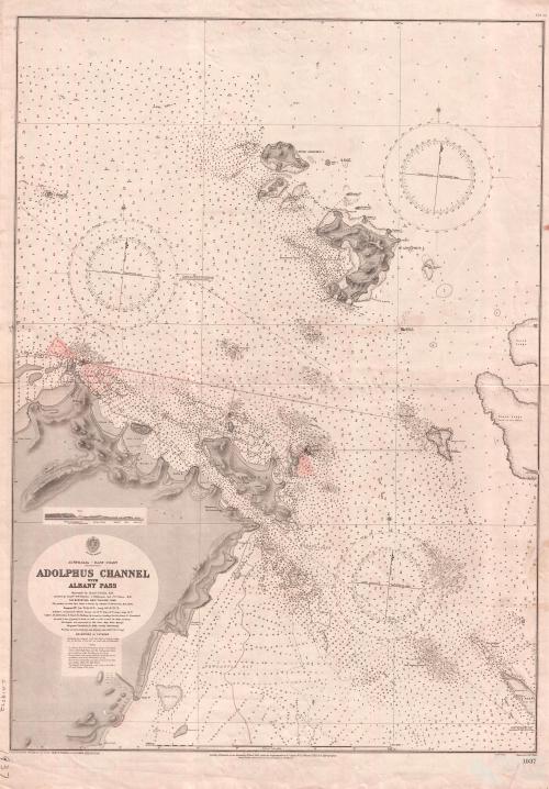 Adolphus Channel with Albany Pass, 1937