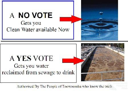 Anti-recycled water campaign, Toowoomba