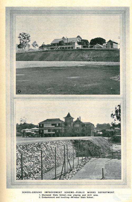 Brisbane school ground improvement scheme, 1931