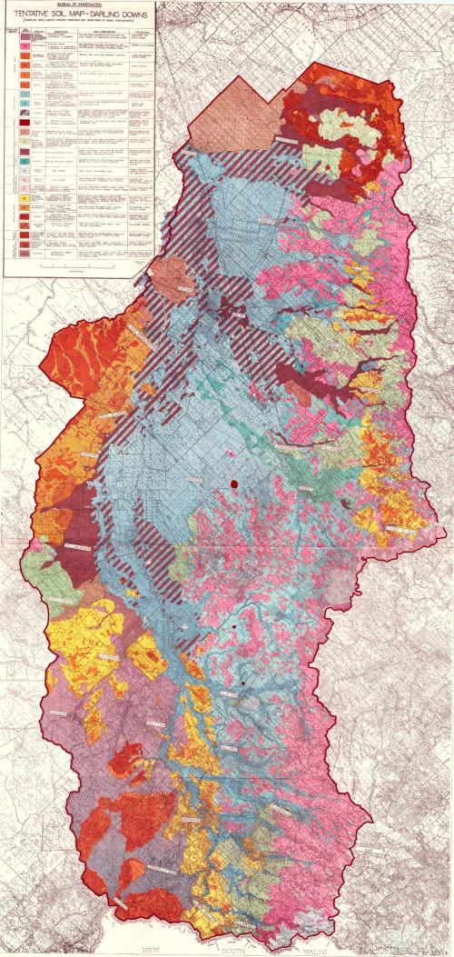 Darling Downs soil map, 1952