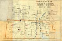 Paddock map of Tinnenburra, 1924