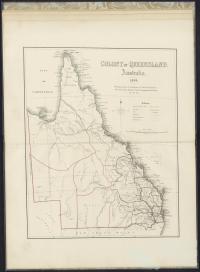 General Map of Queensland, showing Districts proclaimed as Electorates, &c. 