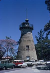 Convict-built windmill, erected in 1829, Wickham Terrace, Brisbane, 1971