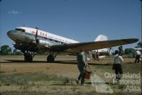 Last Trans-Australian Airways DC3 flight in Australia, Miles, 1968