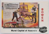 Mural "Newspaper Industry", Bowen