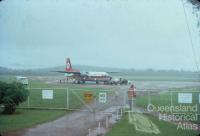 Ansett aircraft at Weipa airstrip, 1976