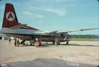 Ansett aircraft, Horn Island, 1976