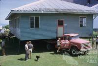 Moving the laboratory at the Pioneer Mill, Brandon, 1965