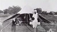 Charles Brand's tent, India 1910