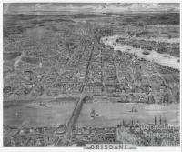 Brisbane Oblique View, 1888