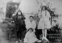 Paradise children in fancy dress, c1891