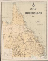 Cobb & Co routes, Queensland 1885