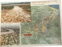 Brisbane suburbs already in flood and the number of properties already affected, 2011