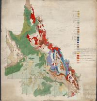 Preliminary plot of Queensland section of Geological map of the Commonwealth of Australia