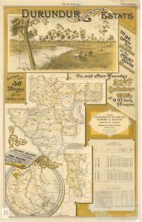 Durundur Estate Map (Mount Kilcoy), 1902