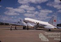 ANA aircraft, Rockhampton Airport, 1955