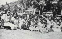 Girls from Yarrabah Aboriginal Reserve, Mulgrave Shire, 1954