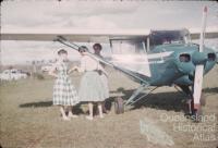 Passengers, Toowoomba airport, 1959