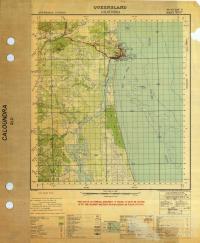 Caloundra military map, 1942